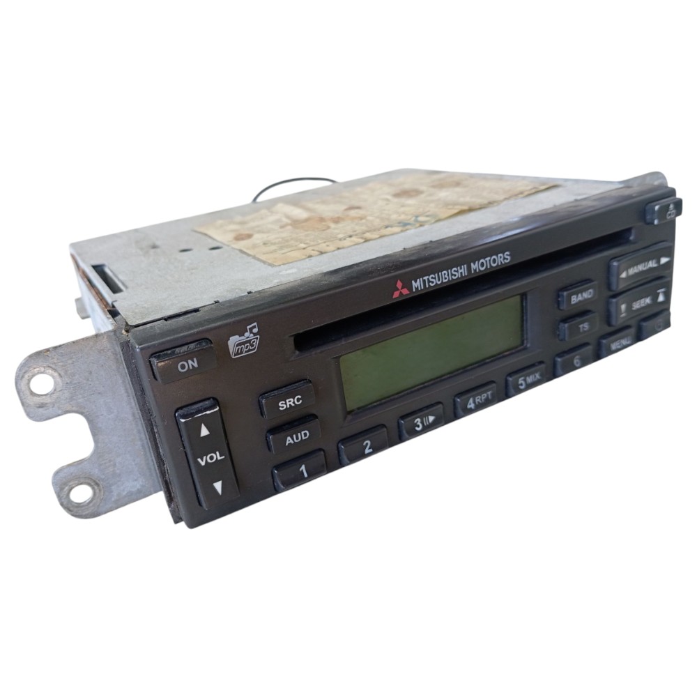 Rádio Mitsubishi L200 Sport Hpe 2.5 2006 V647 Mr337269