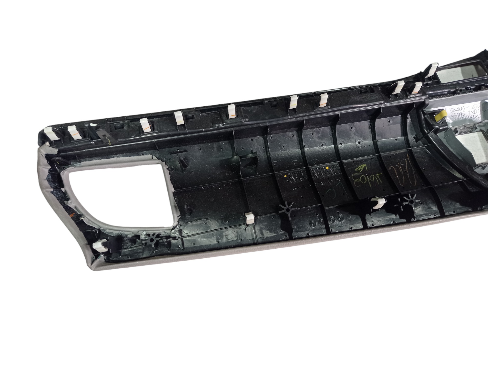Moldura Acabamento Painel Toyota Corolla 2014 5547002380 Cinza Toyota 10
