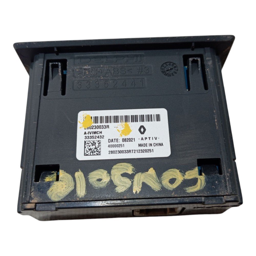 Entrada Usb Console Renault Zoe 2023 V639 8