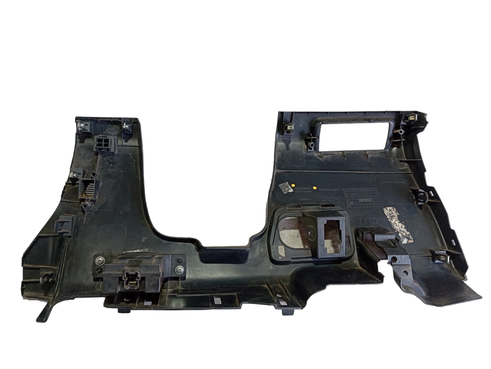 Acabamento Inferior Painel Nissan Leaf 2022 V589 Preto 4