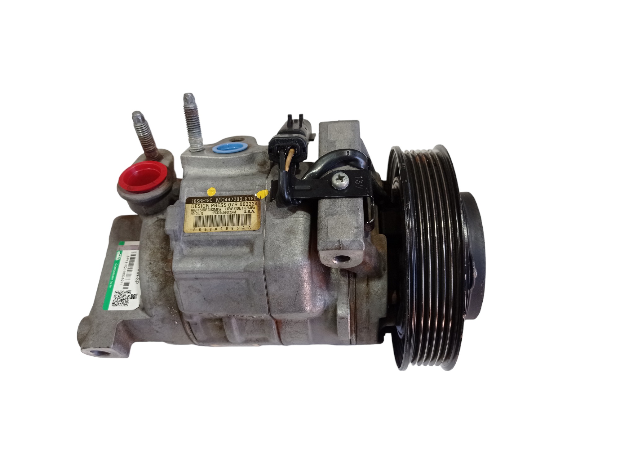 Compressor De Ar Jeep Grand Cherokee Limited 3.0 2014 V580 8