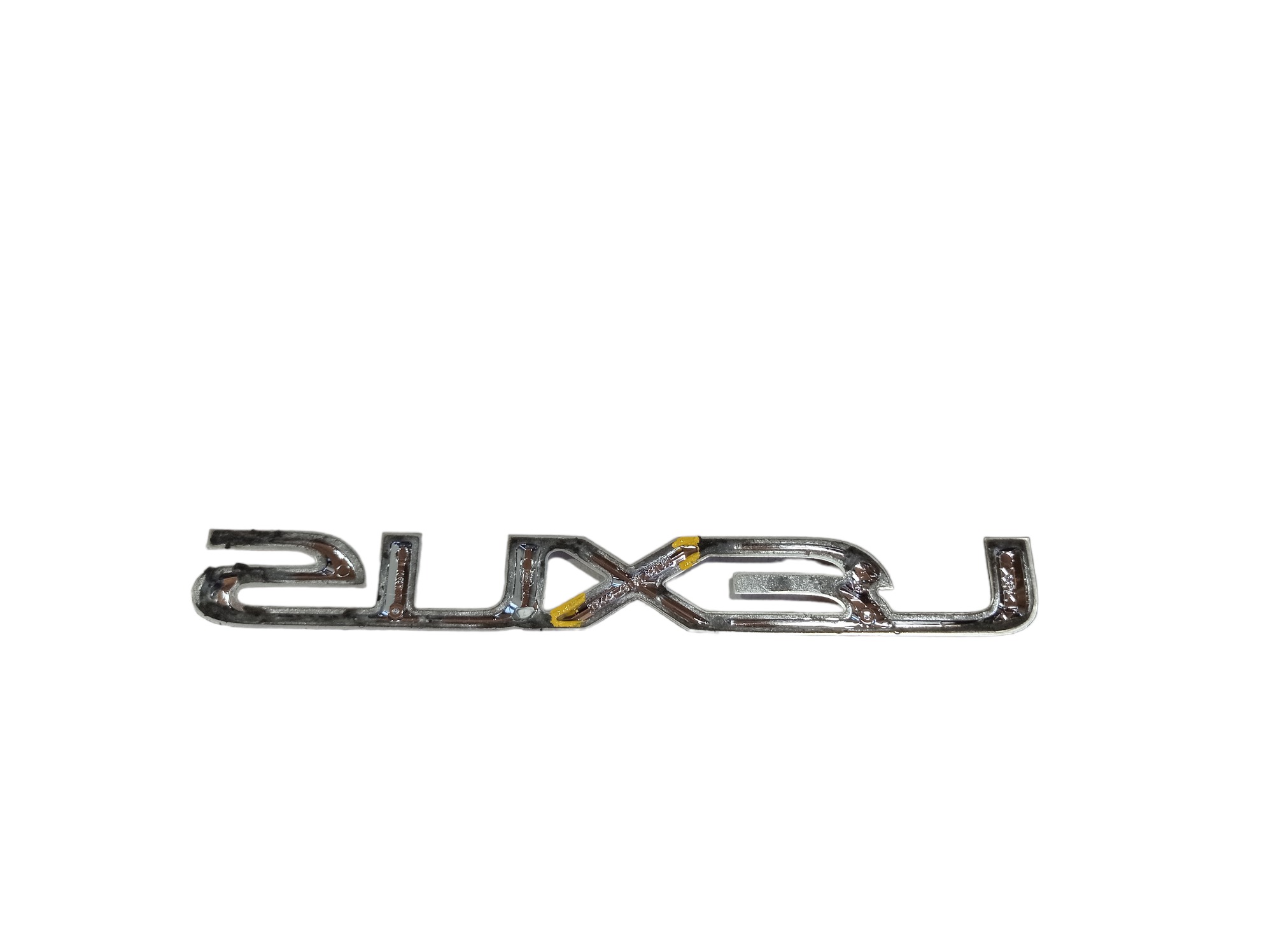 Letreiro Lexus Tampa Traseira Lexus Rx 450hl 2021 V576 Cromado 4