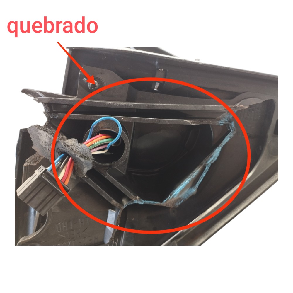 Retrovisor Esquerdo Chrysler Grand Caravan 2003 3.3 V578 7