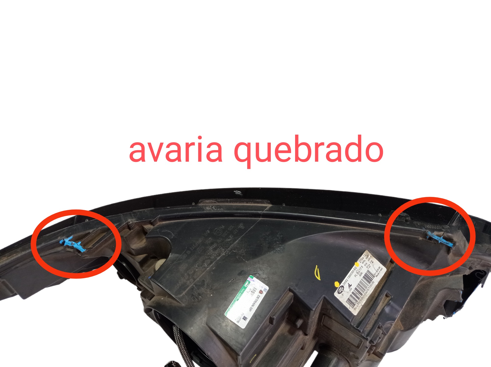 Lente Farol Esquerdo Land Rover Range Rover Sport 2014 V573 9