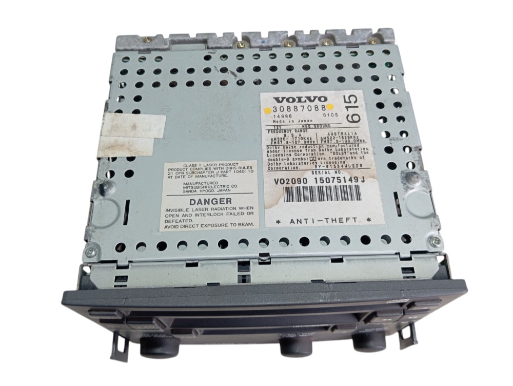 Rádio Volvo S40 T4 2.0 2002 30887088 V54 5