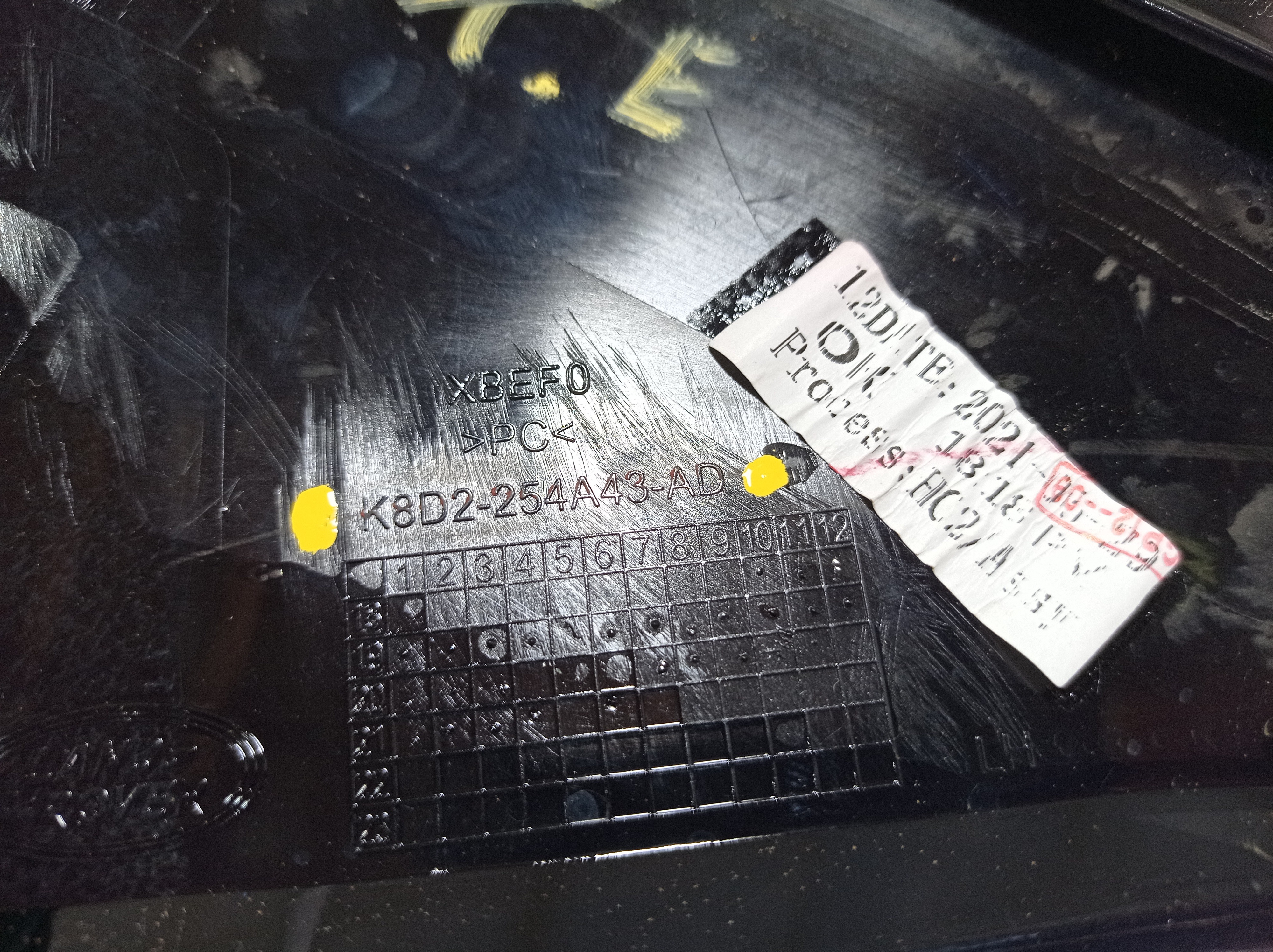Moldura Externa Porta Traseira Esquerda Evoque 2022 V572 Preto 7