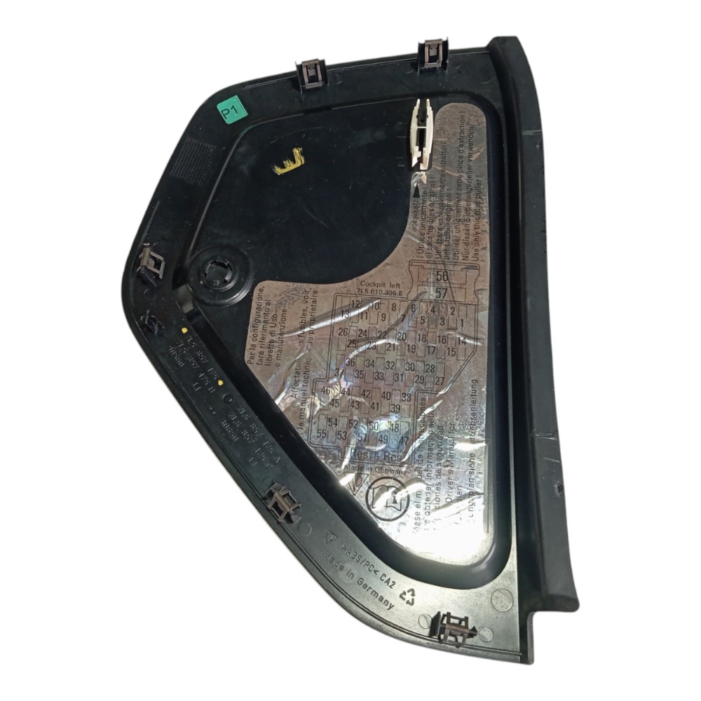 Acabamento Painel Esquerdo Porsche Cayenne 2003 V371 2