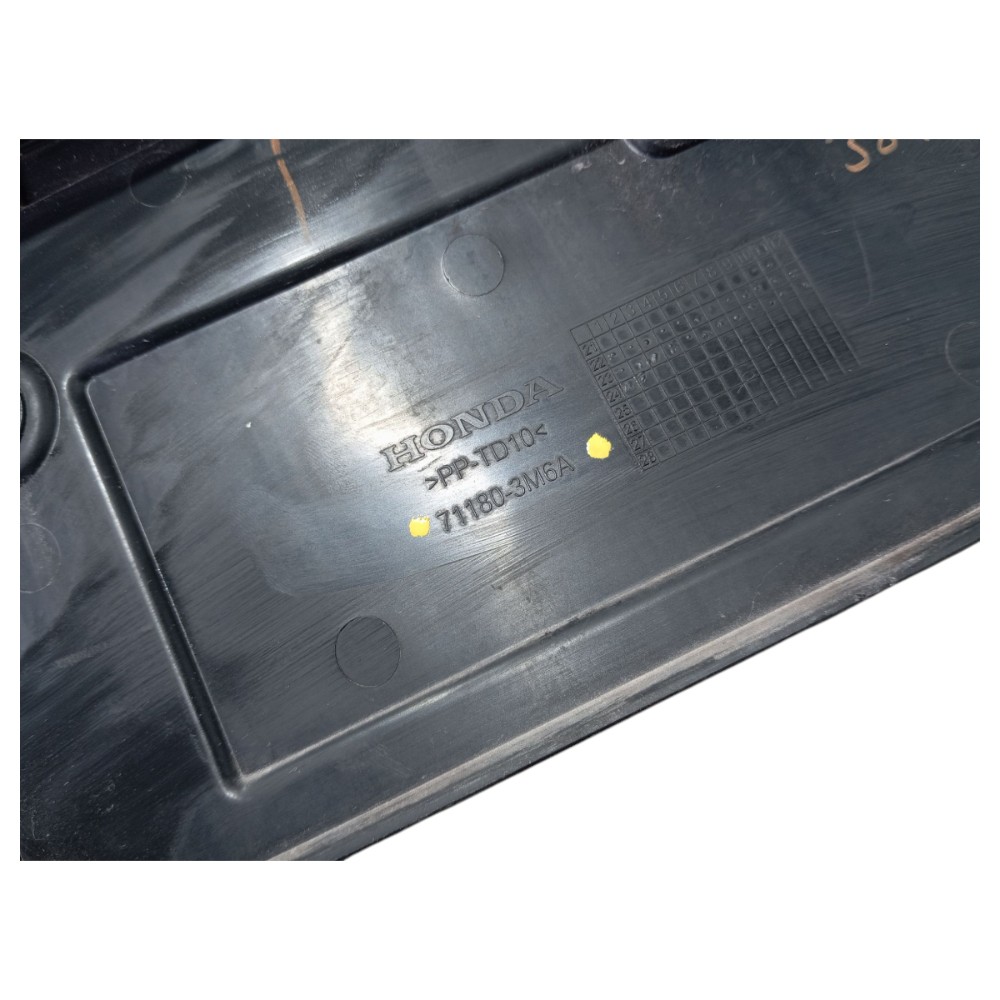Suporte Placa Dianteira Honda Hrv Exl 1.5 2023 2025 V644 Preto 7