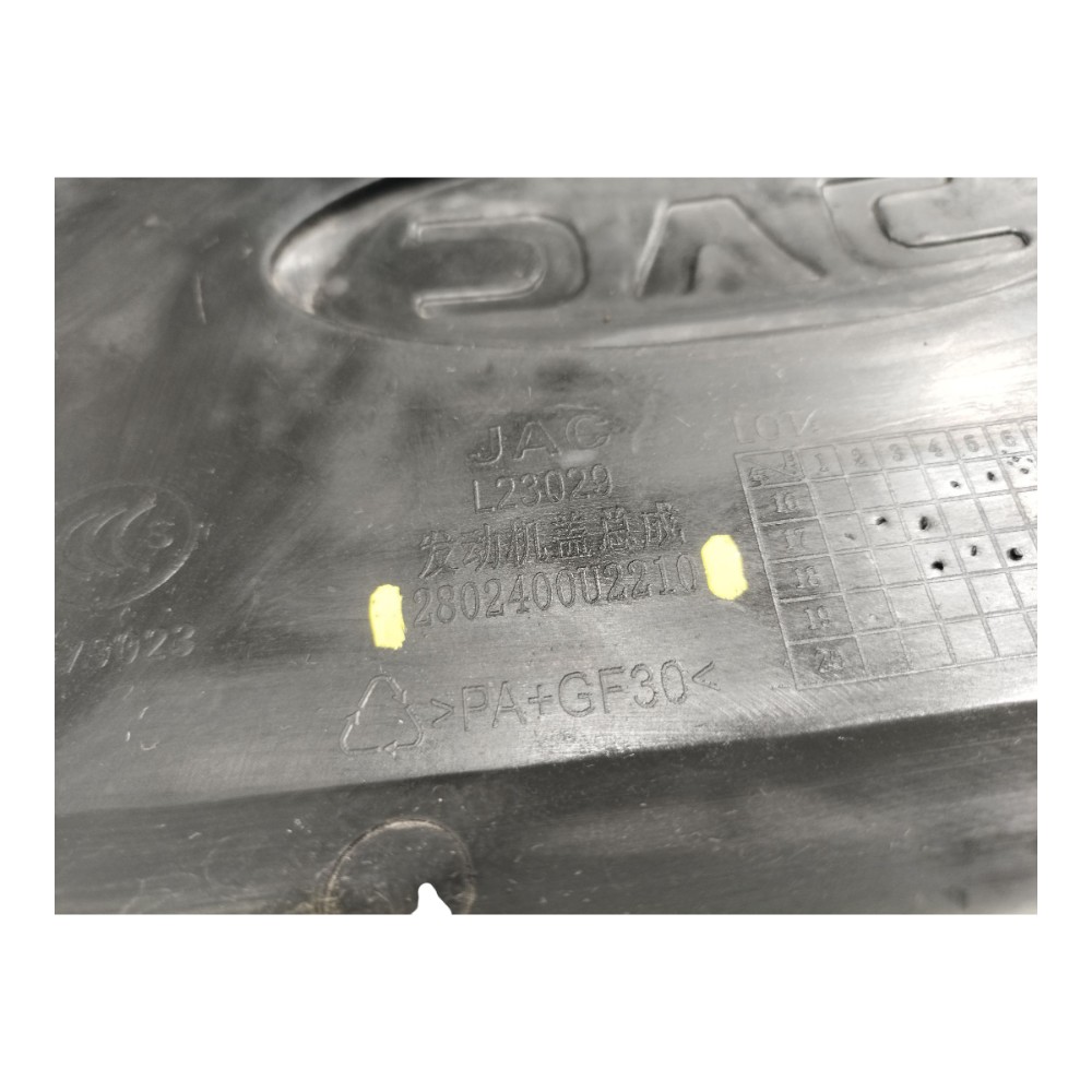 Capa Tampa Motor Jac T50 2017 2021 V662 2