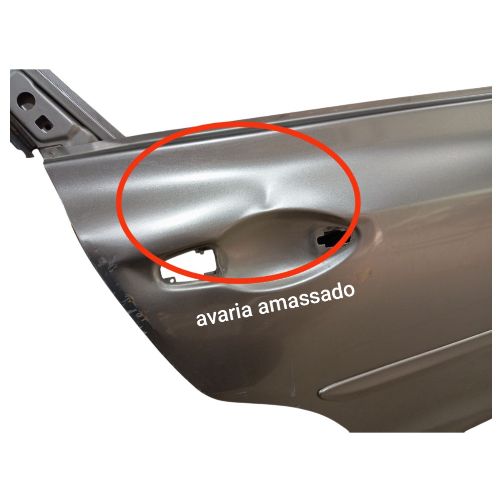 Porta Traseira Direita Honda Civic 2010 2015 V658 Traseira Direito Cinza 3