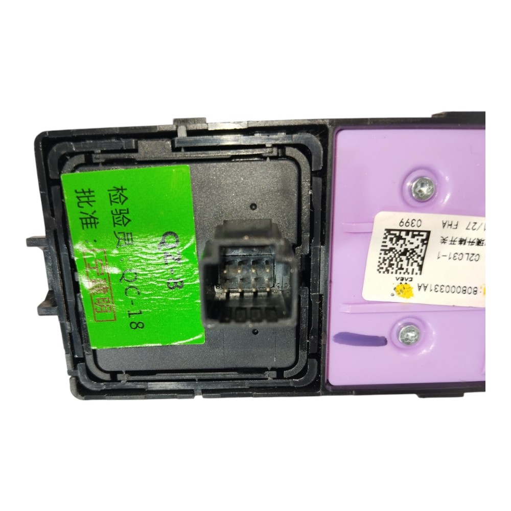 Comando Vidro Dianteiro Esquerdo Chery Tiggo 5x 2024 V621 10