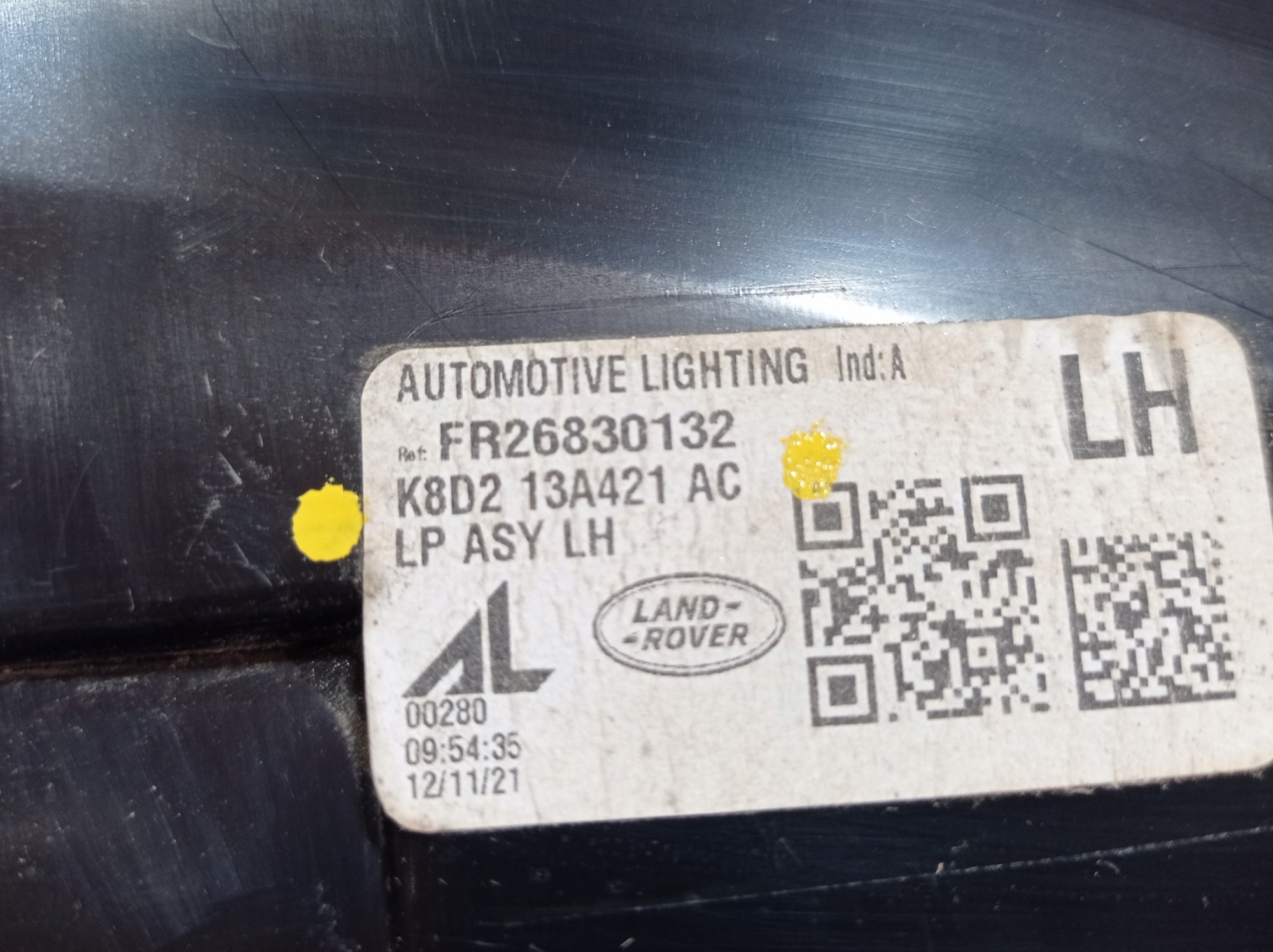 Lanterna Tampa Traseira Esquerda  Evoque 2022 V572 9