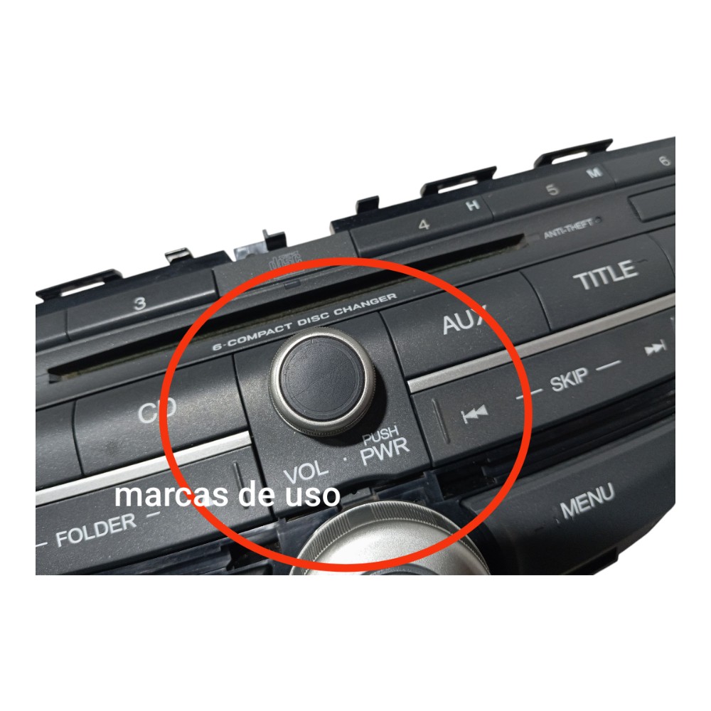Rádio Honda Accord 2.0 2011 V557 7