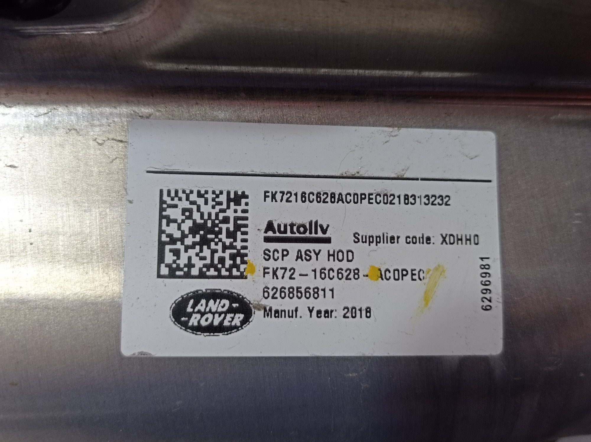 Moldura Capô Land Rover Discovery Sport 2015 A 2018 V591 5