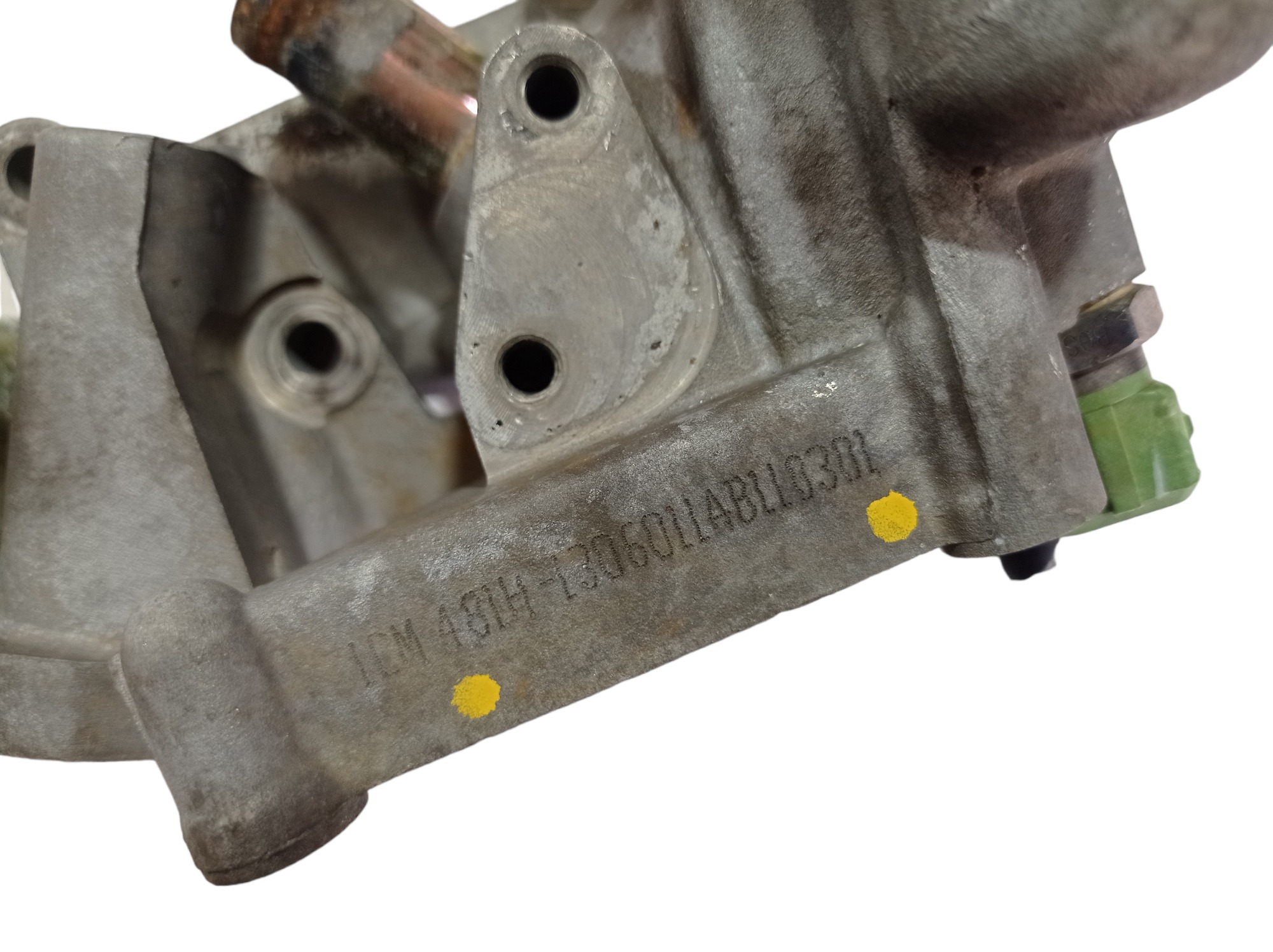 Carcaça Inferior Válvula Termostática Chery Cielo 2012 V514 8