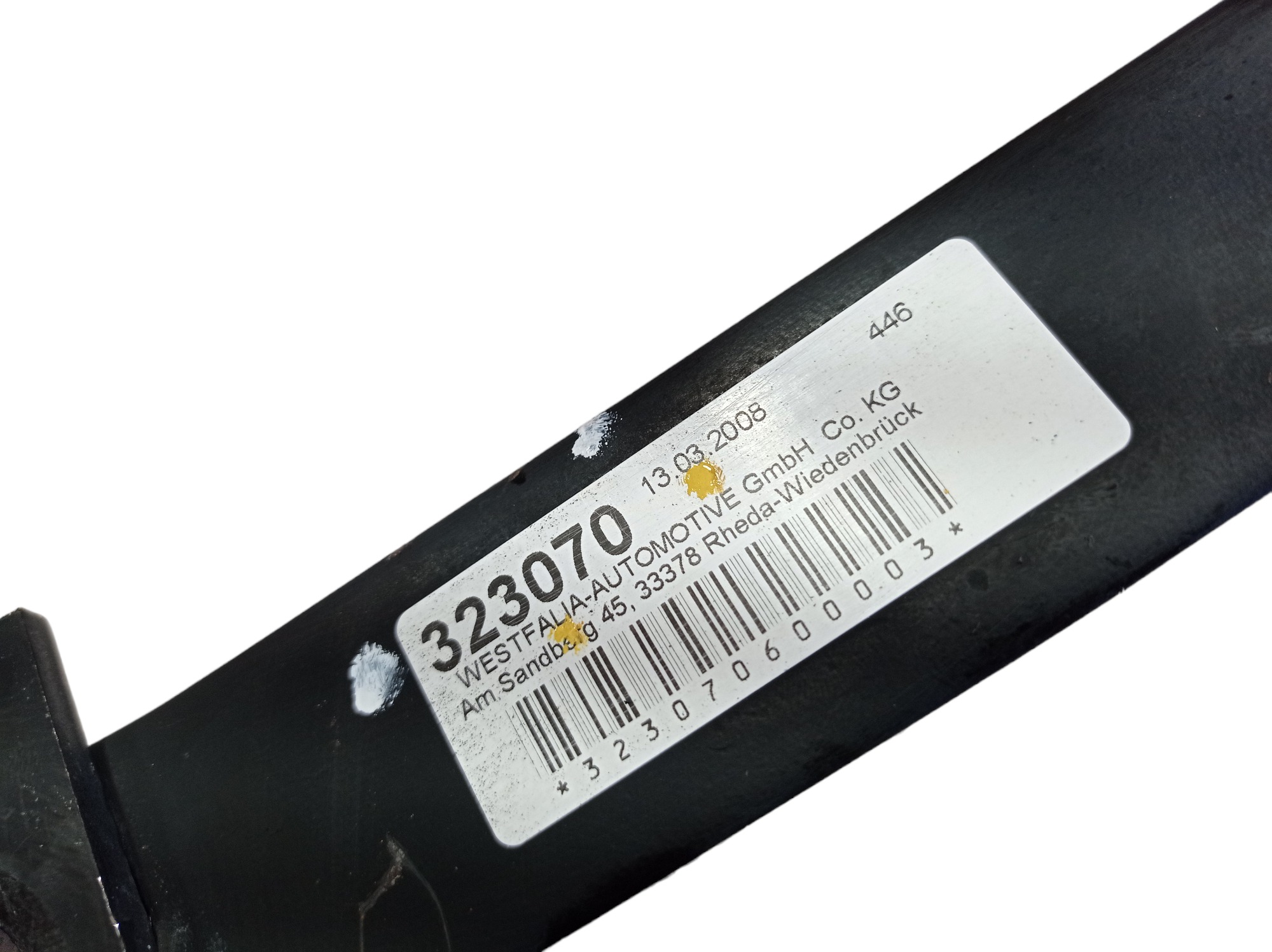 Suporte Esquerdo Reboque Traseiro Range Rover Vogue 08 V583 9
