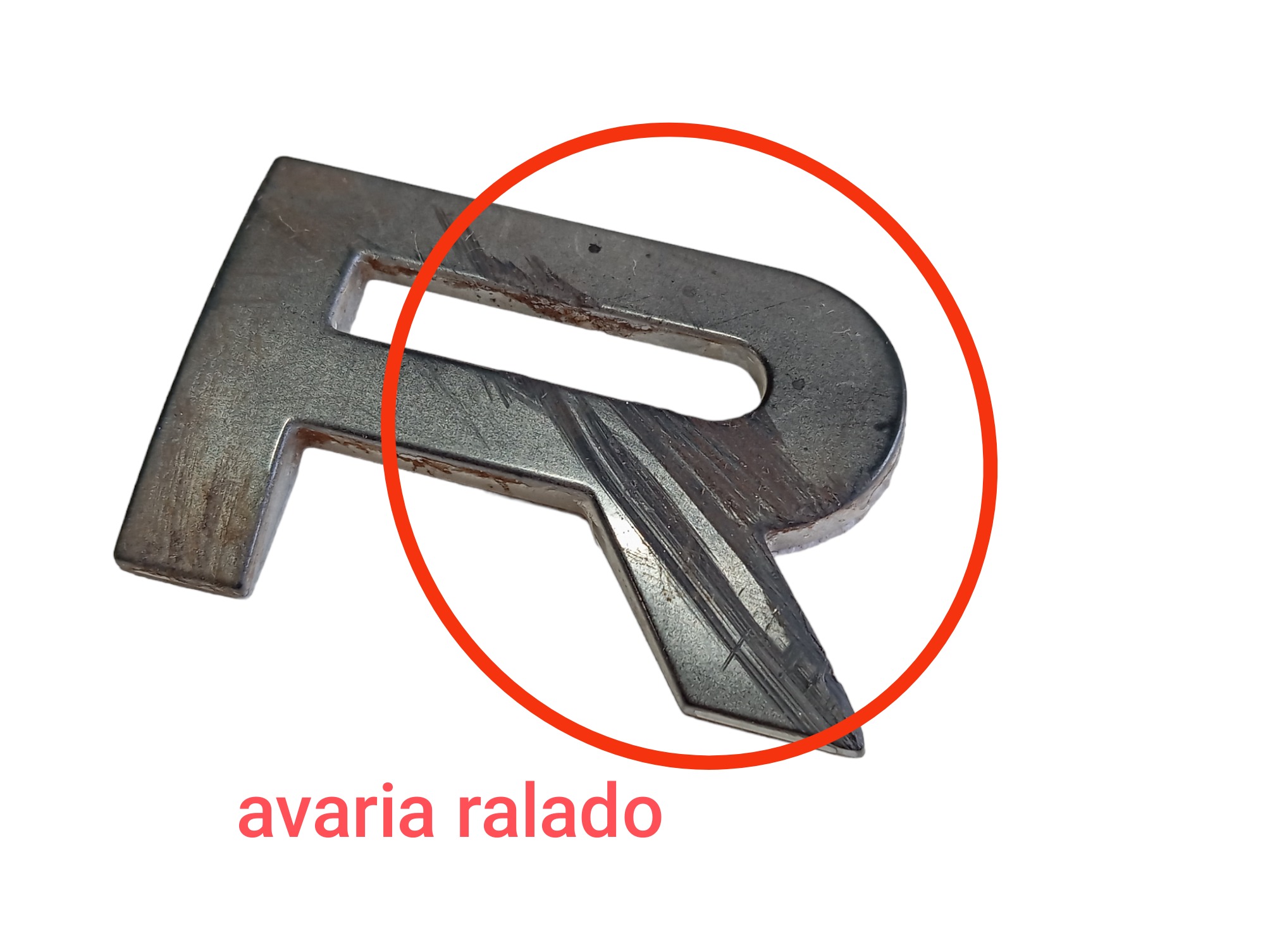 Letra R Rover Tampa Traseira Range Rover Evoque 2015 V600 3