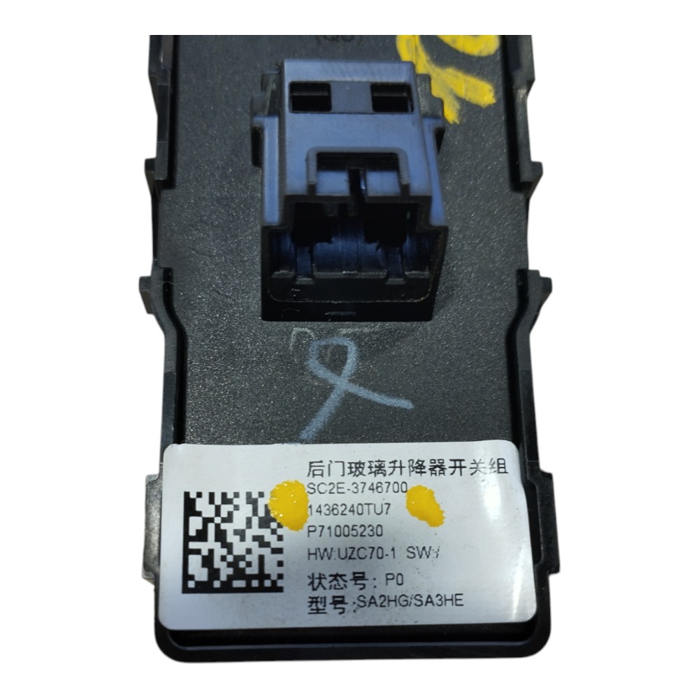 Botão Vidro Elétrico Traseiro Esq Byd Song Plus 2023 25 V631 5