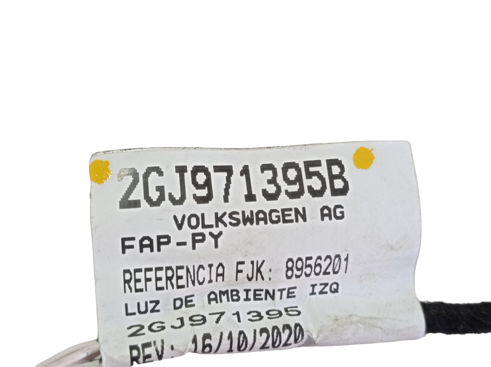 Chicote Luz Ambiente Vw Taos Highline 250 2022 2024 V601 7
