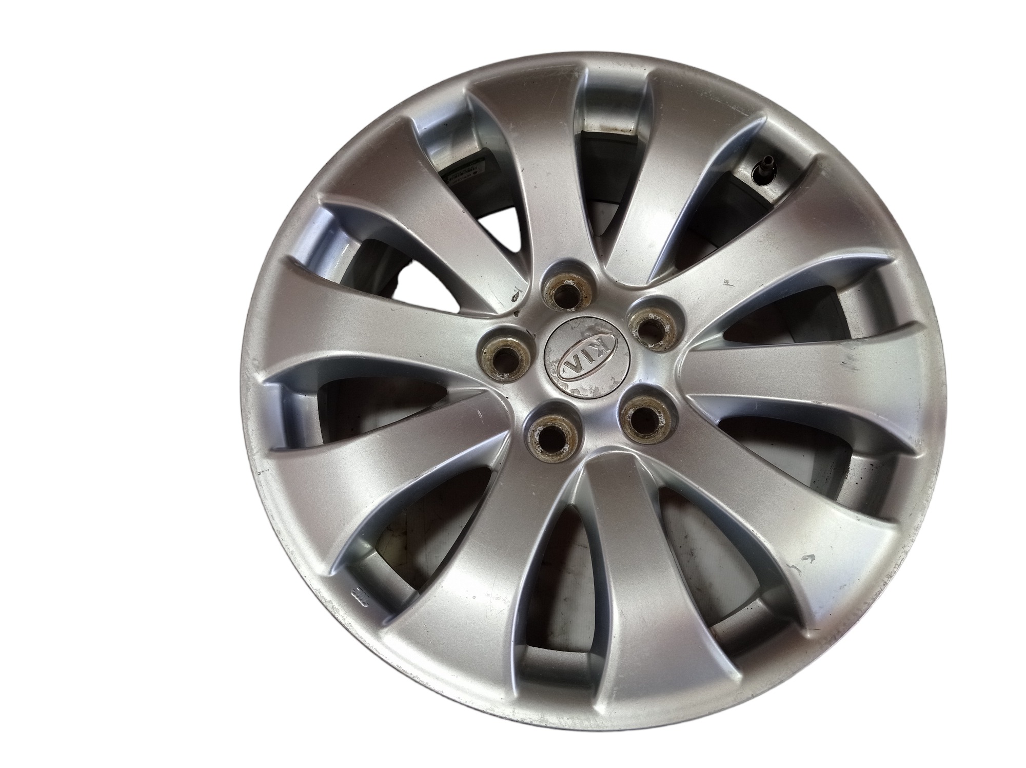 Roda Aro 17 5×114 Kia Opirus 3.8 2008 V581 Cinza 4