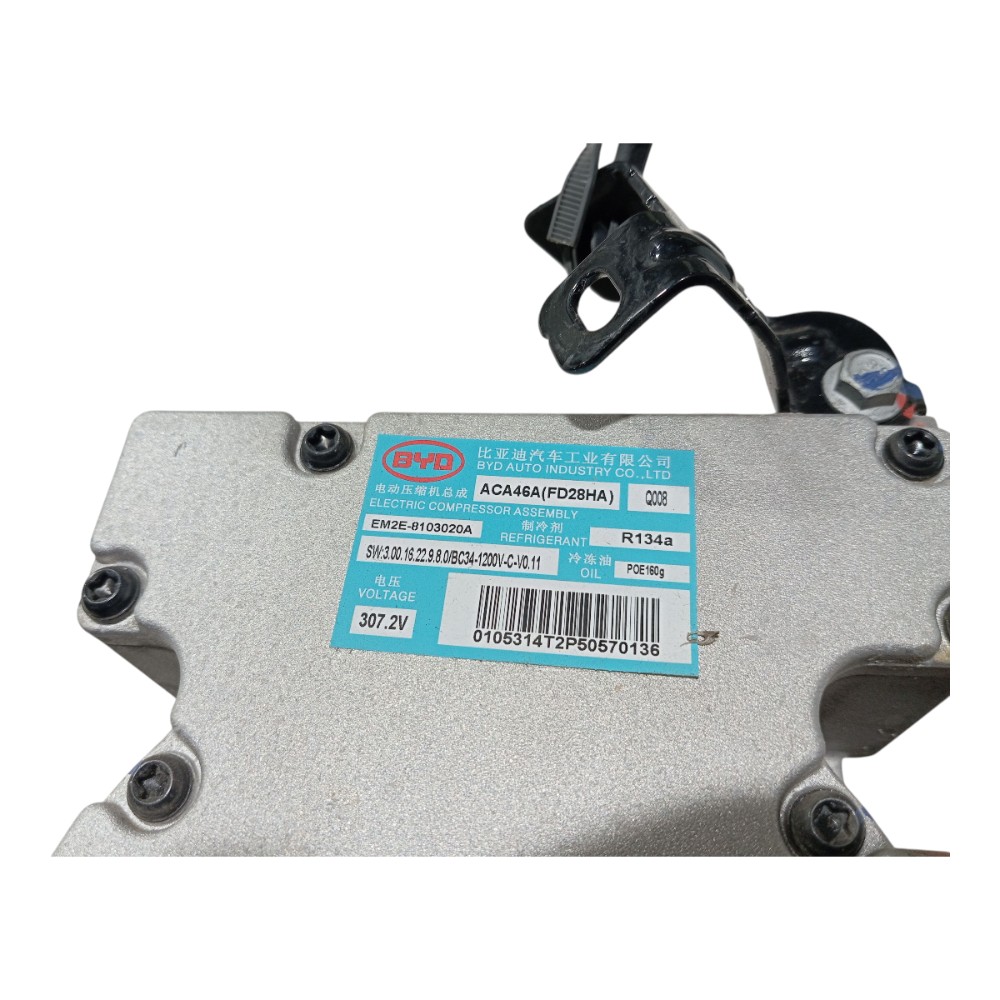 Compressor Ar Condicionado Byd Dolphin Gs 2024 2025 V666 8