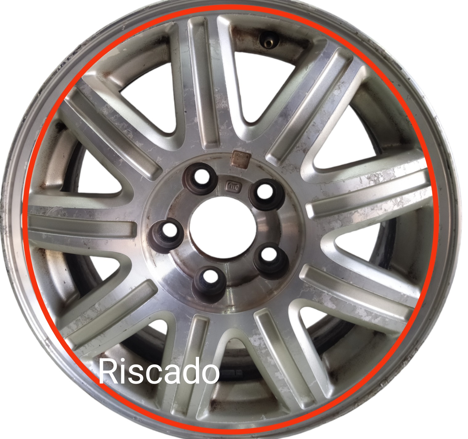 Roda Dianteira Esquerda Aro 16 Grand Caravan 2005 V586 3