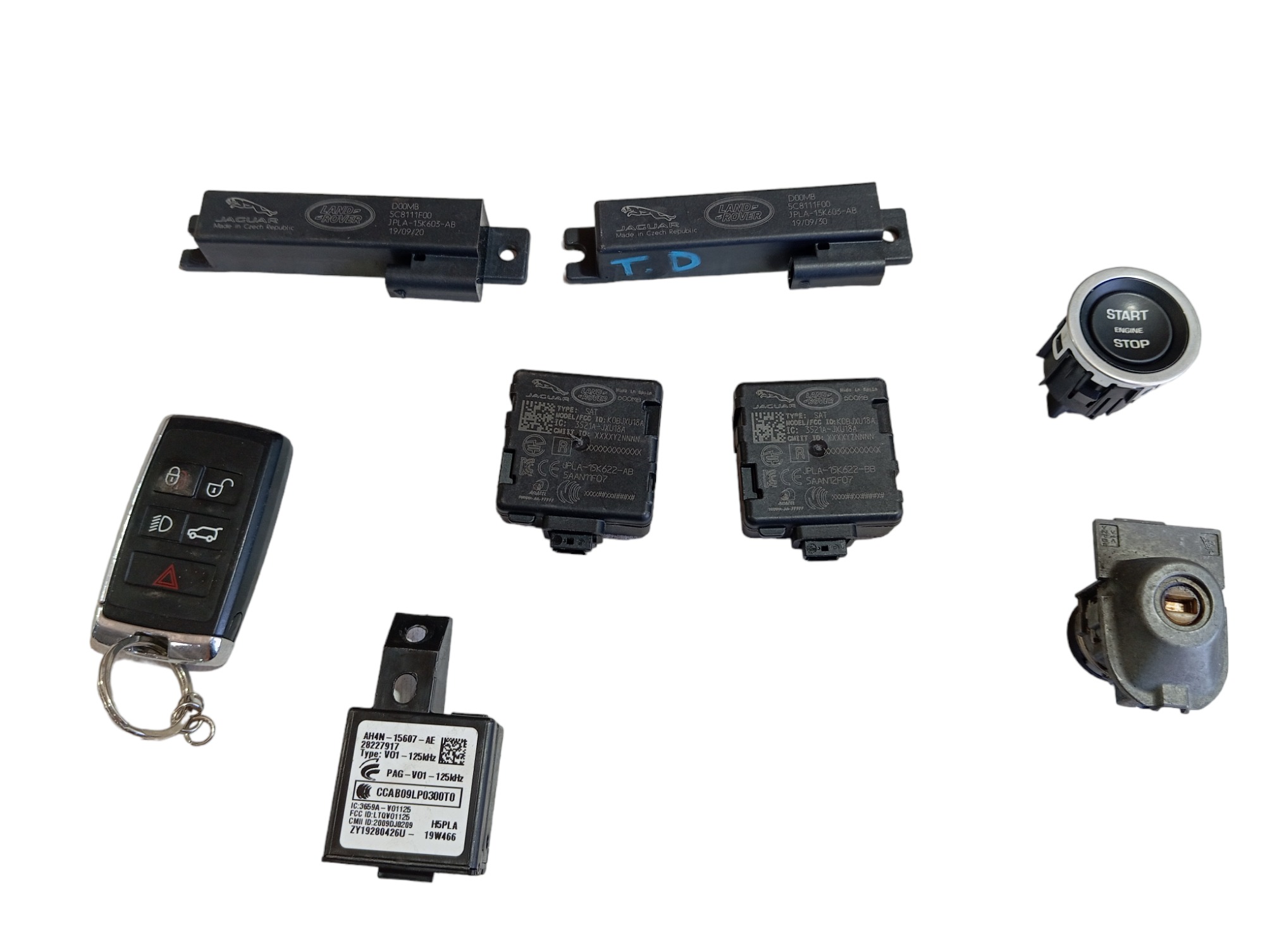 Kit Módulo Injeção Land Rover Discovery 5 3.0 2019 V597 2