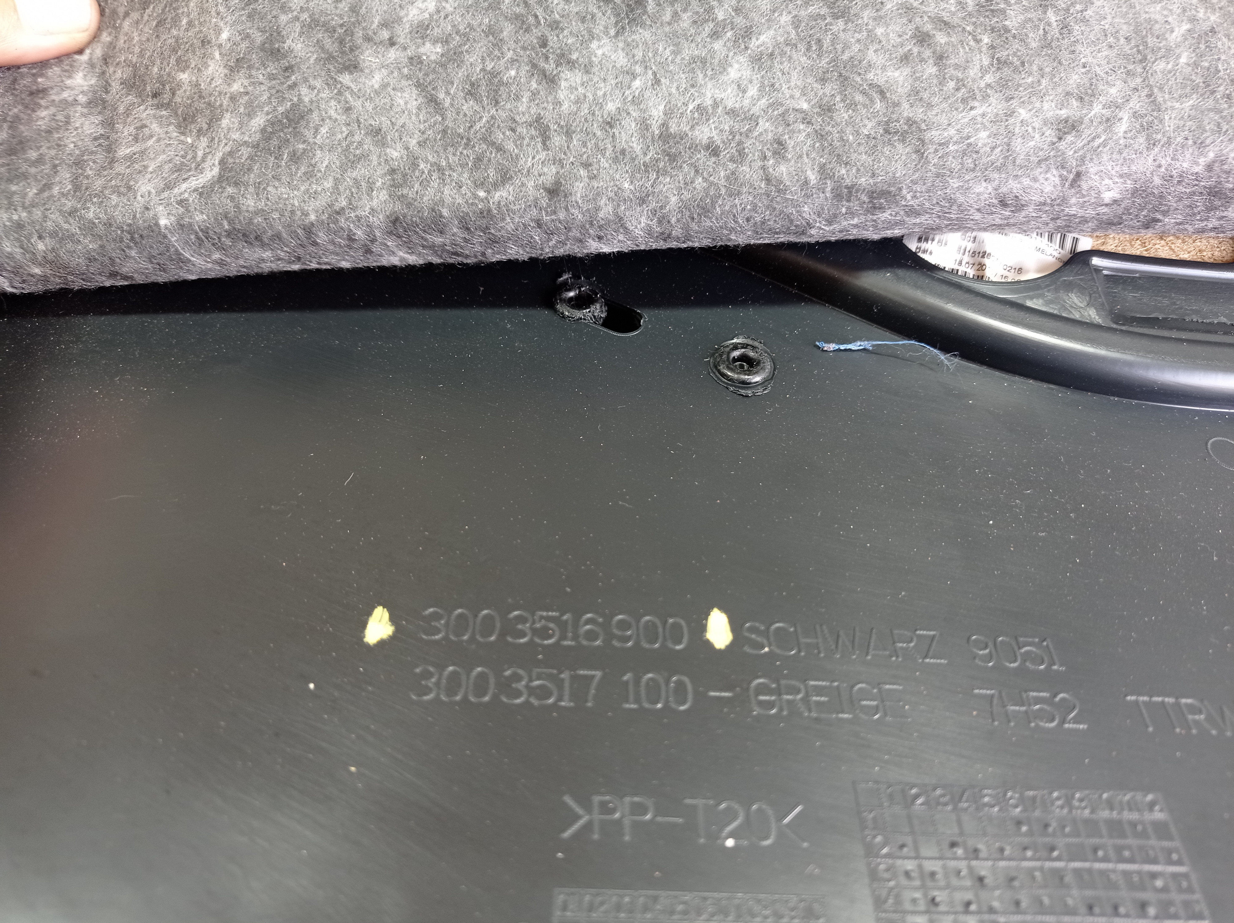 Forro Porta Dianteira Esquerda Mercedes Gla 200 2016 V568 Preto 9