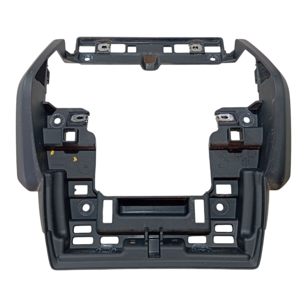 Moldura Multimida Radio Painel Renault Zoe 2022 2023 V639 Preto 3