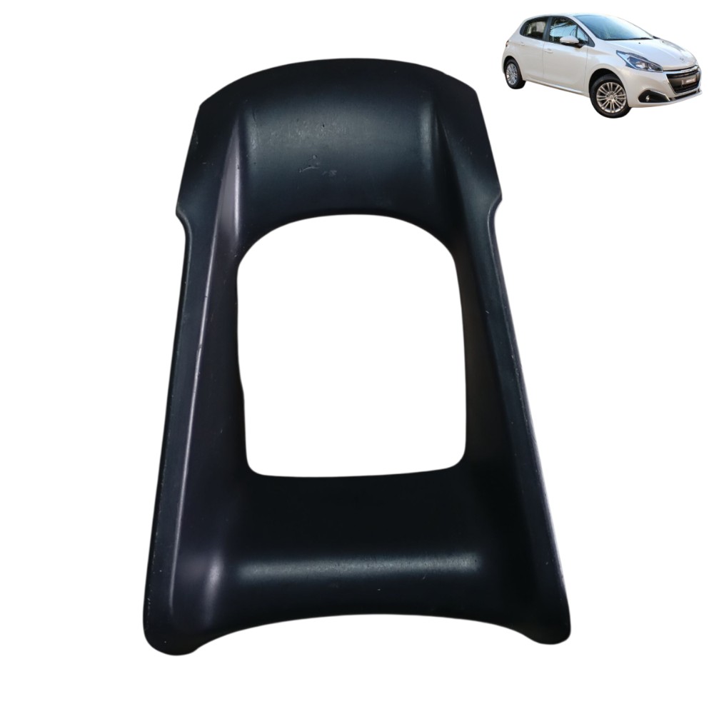 Moldura Do Cambio Manopla  Peugeot 208 Allure 1.6 2017 2018 Preto Câmbio