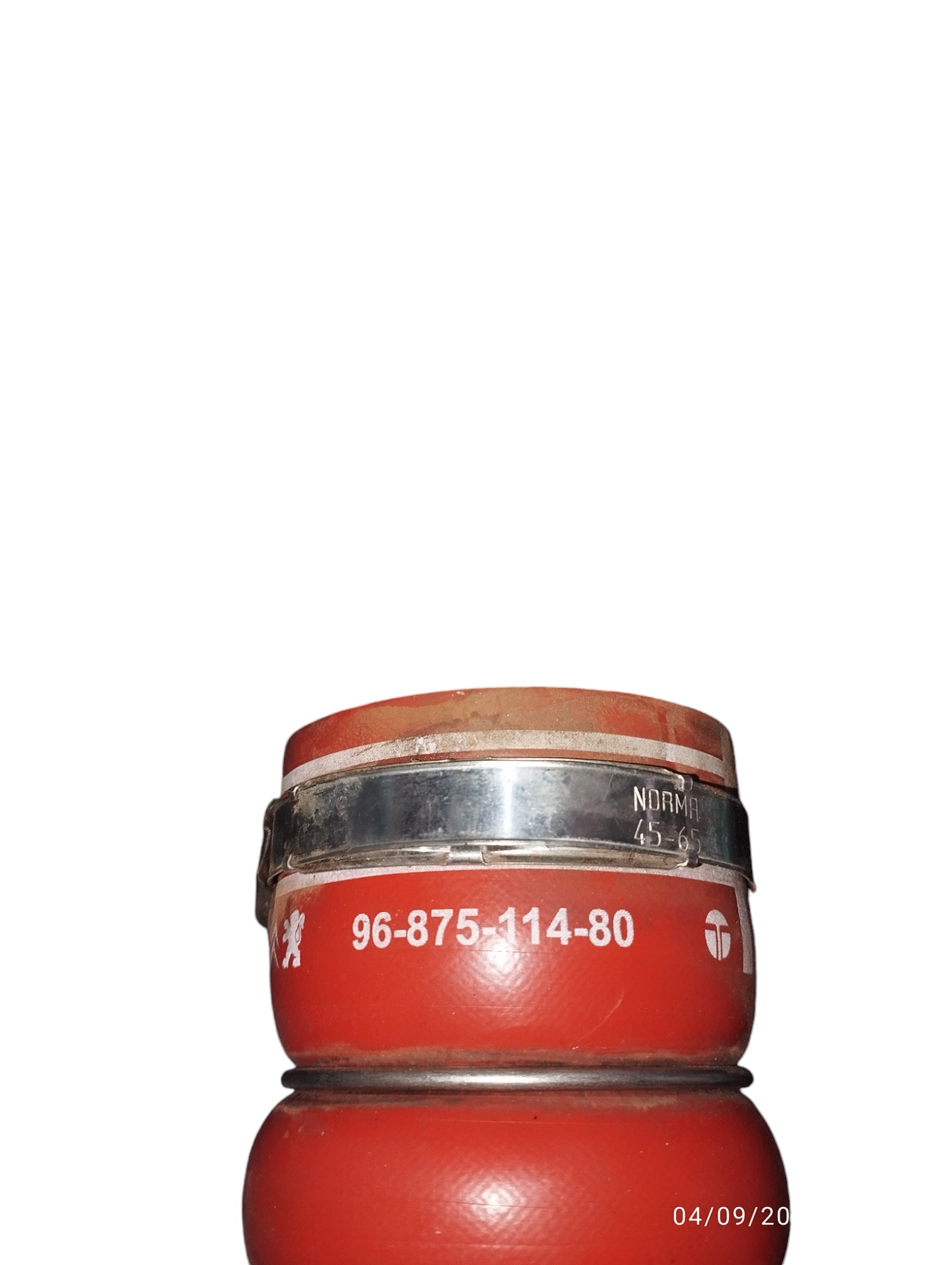 Mangueira Turbina Intercooler Peugeot 408 Thp 1.6 2016 2017 Vermelho 7