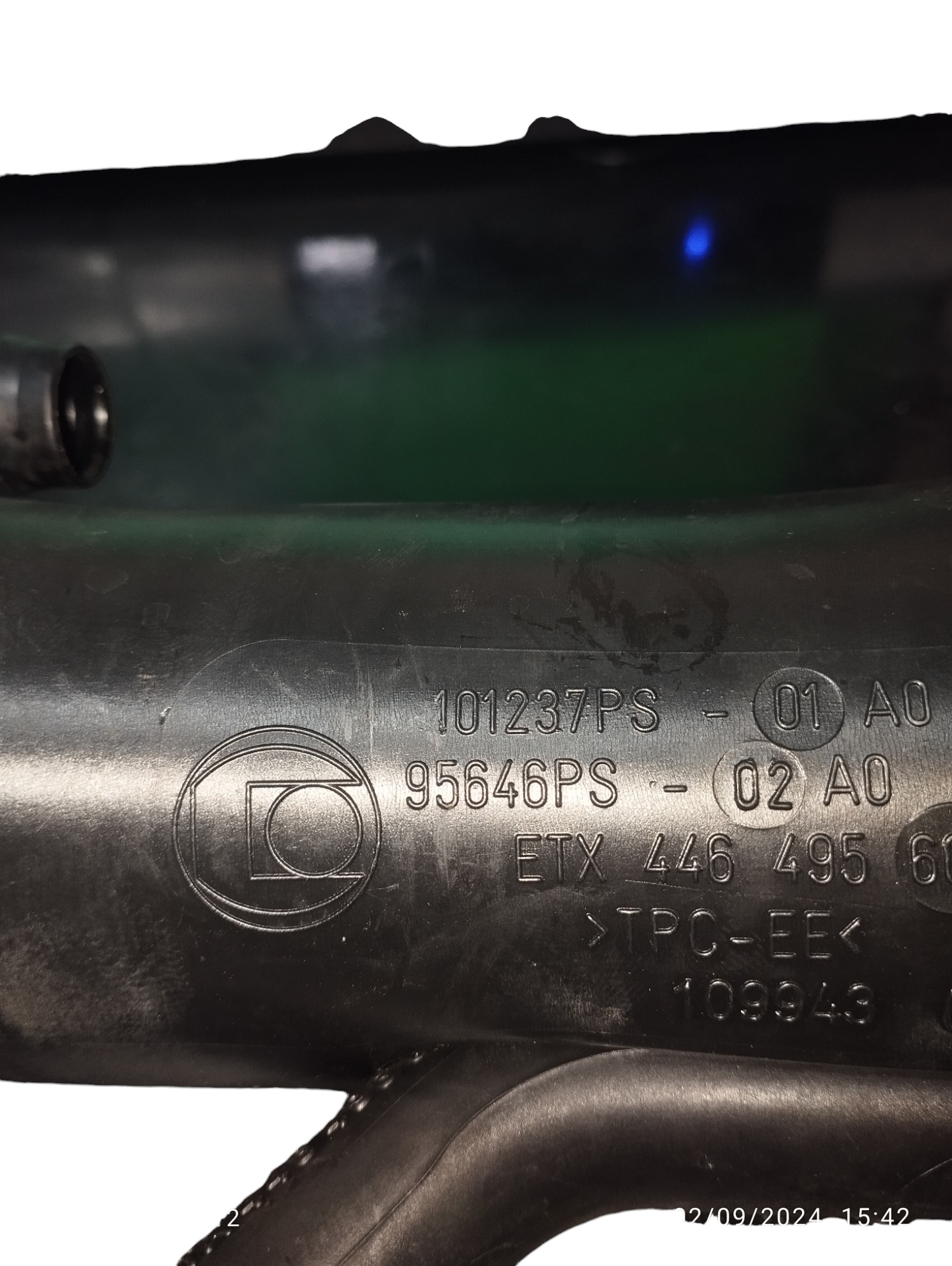 Mangueira Filtro Ar Peugeot 408 1.6 Thp 2016 2017 8