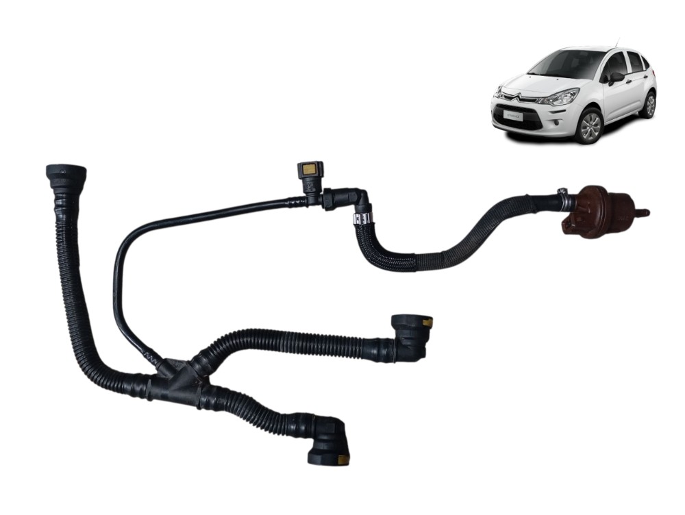 Mangueira Respiro Oleo Citroen C3 1.6 2016 2017 Preto