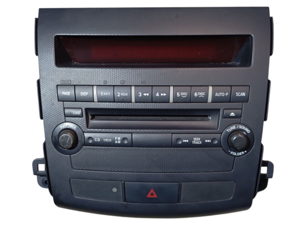 Painel Console Central Som Mitsubishi Outlander 2.0 16V 2013