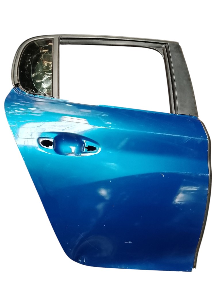 Porta Traseira Direita Peugeot 208 1.6 2021 2022 Traseira Direita Azul