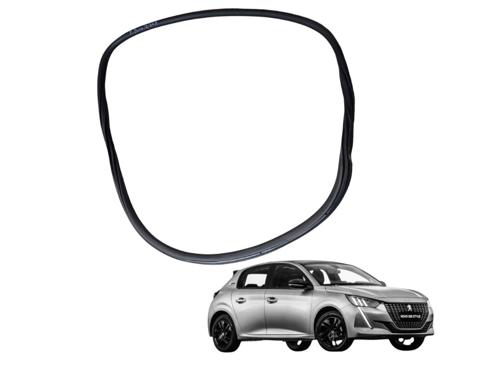 Borracha Porta Dianteira Direita Peugeot 208 1.0 Style 2023