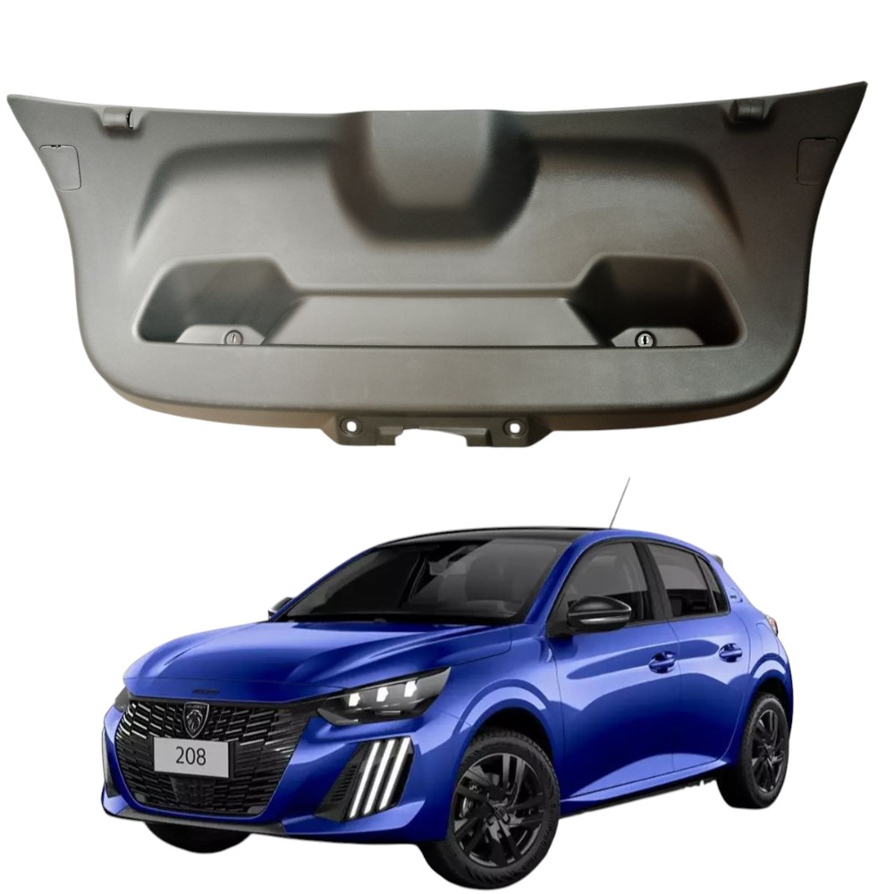 Moldura Tampa Traseira Peugeot 208 Style 2023 2024 1.0