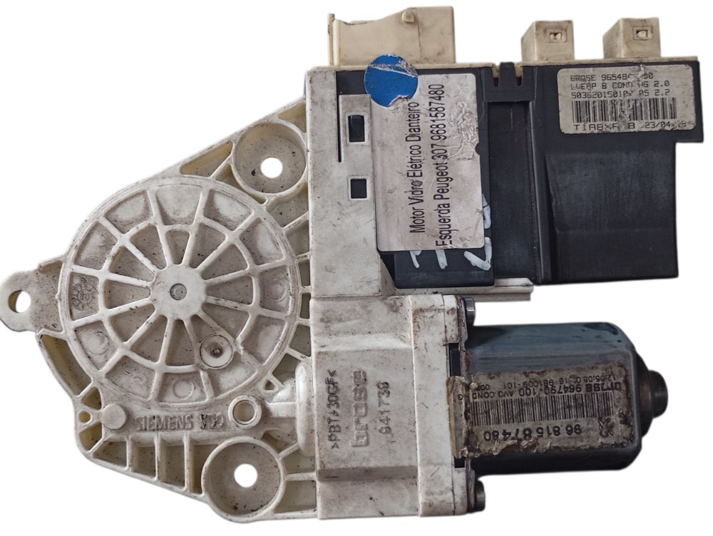 Motor Vidro Elétrico Dianteiro Esquerd Peugeot 307 2002 2012