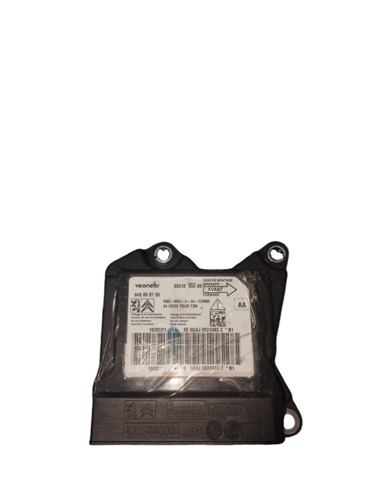 Módulo Airbag estourado Citroen C4 Cactus 1.6 2021 2022