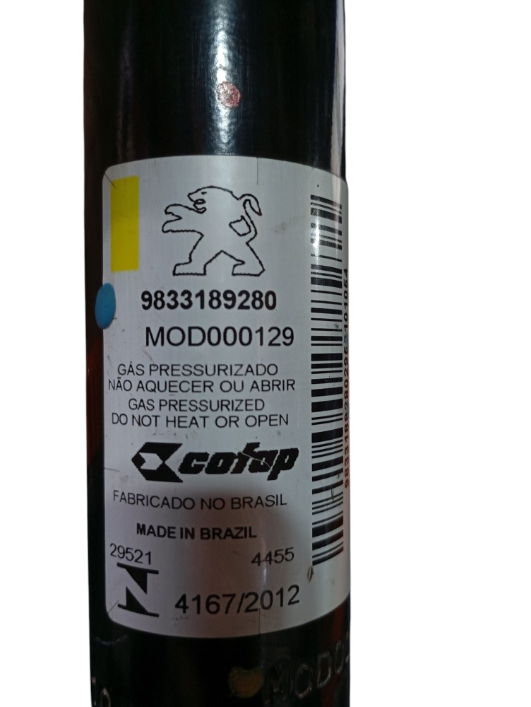 Amortecedor traseiro direita Peugeot 1.6 2020 2024