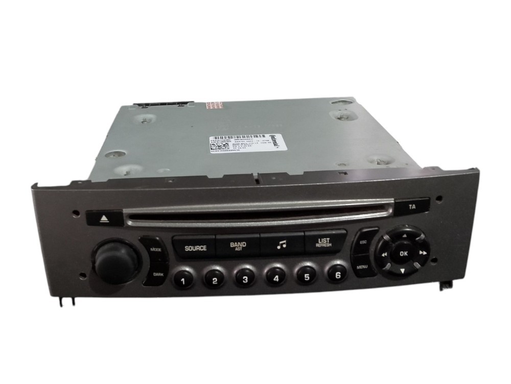 Radio Som Cd Player Peugeot 308 1.6 Thp 2012 2016 Preto