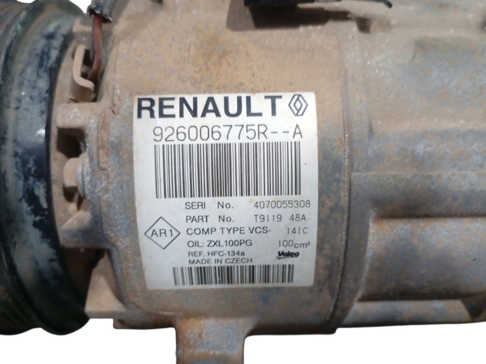 Compressor Ar Condicionado Renault Logan 1.0 1.6 2014 2015