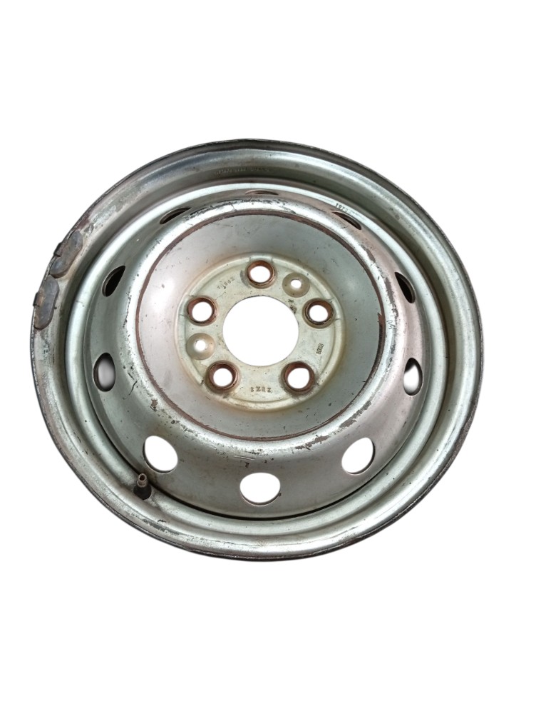 Roda De Ferro Renault Master Aro 15 2013 2014 2015 2016 Preto
