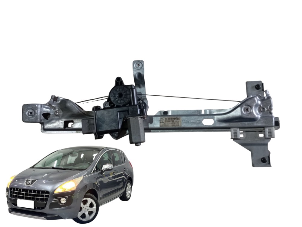 Maquina Vidro Traseiro Direito Peugeot 3008 Griffe Thp 2011 Vidro Traseiro Direito