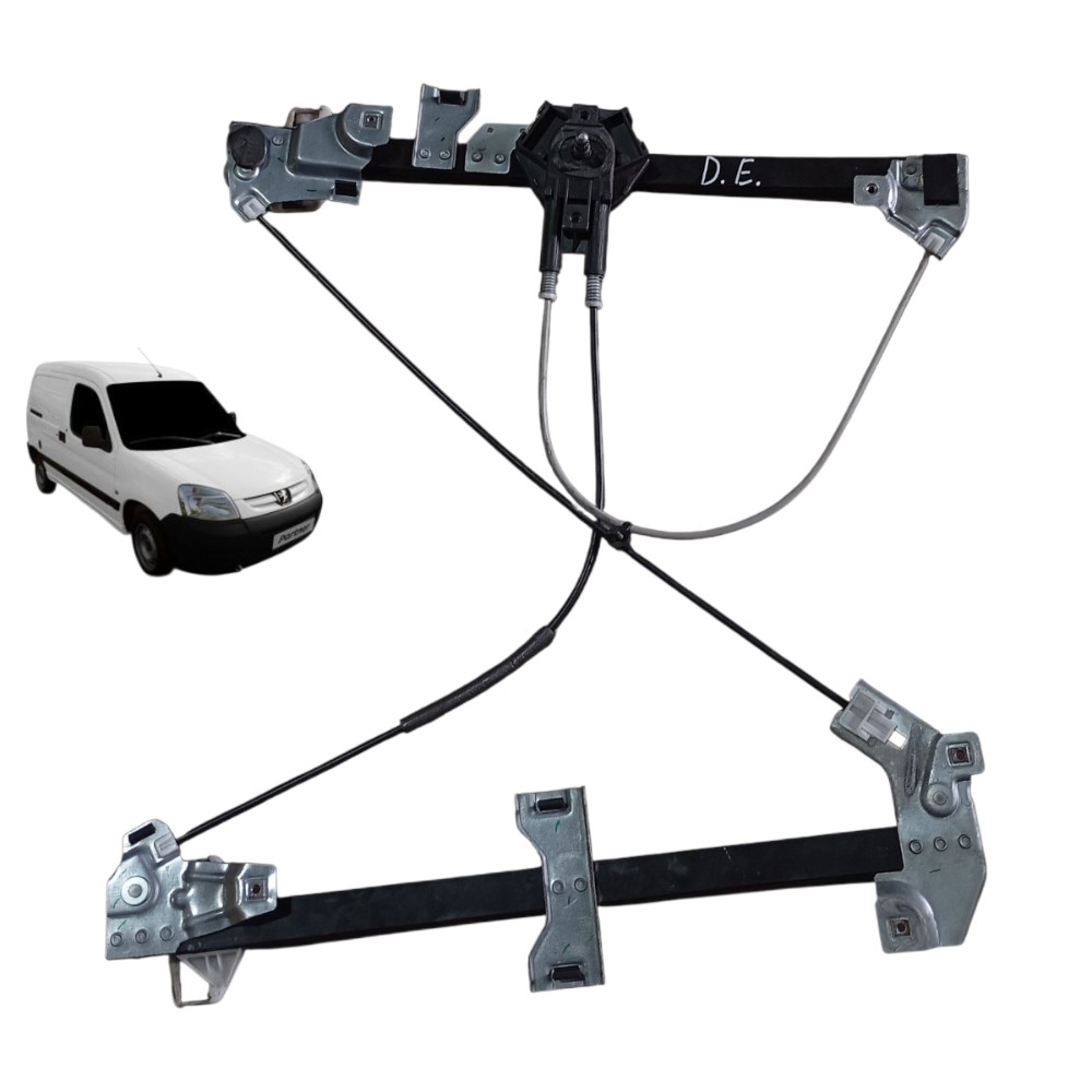 Máquina De Vidro Dianteira Esquerda Peugeot Partner 2021 1.6