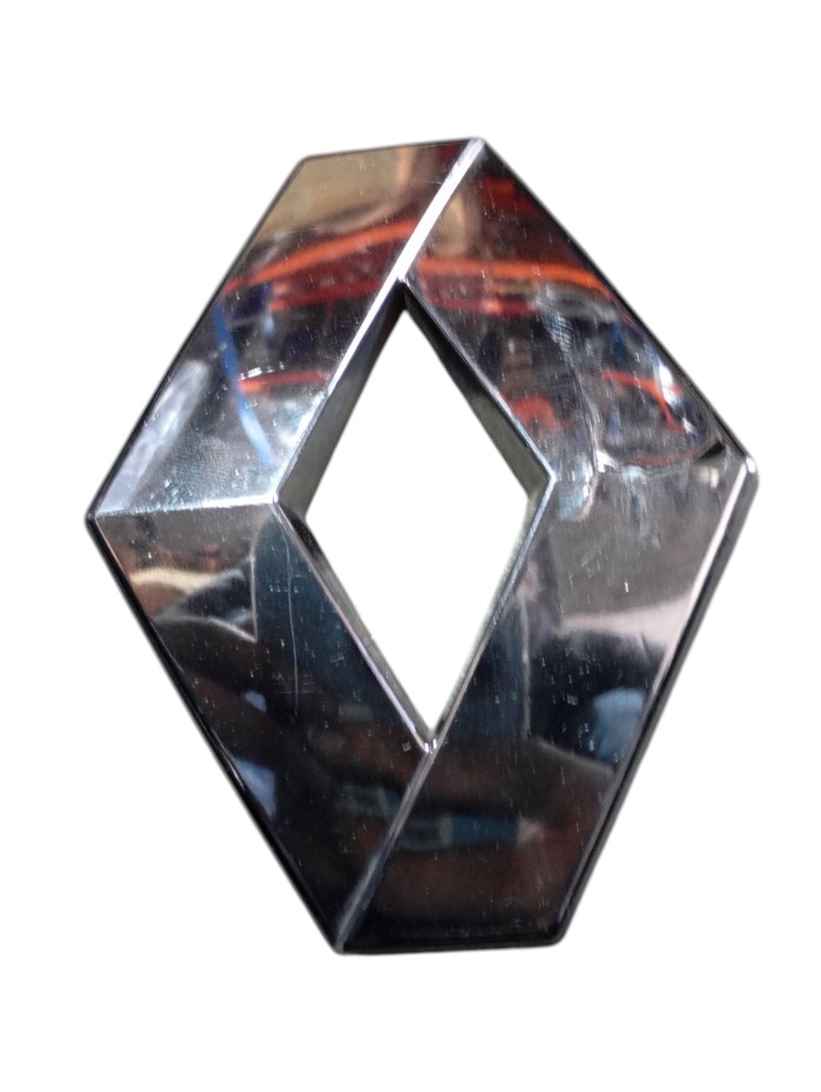 Emblema Renault Logan Megane Sandero 2008 2013 Prata