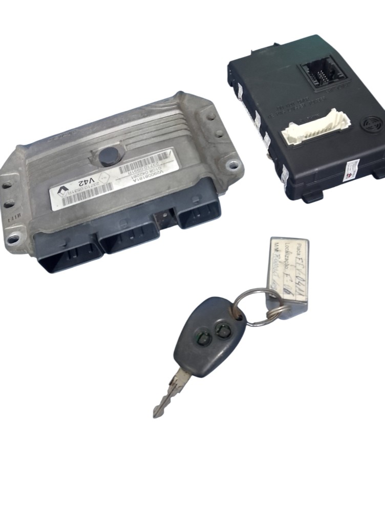 Kit Code Injeção Central Renault Logan 1.0 16v 2010 2013
