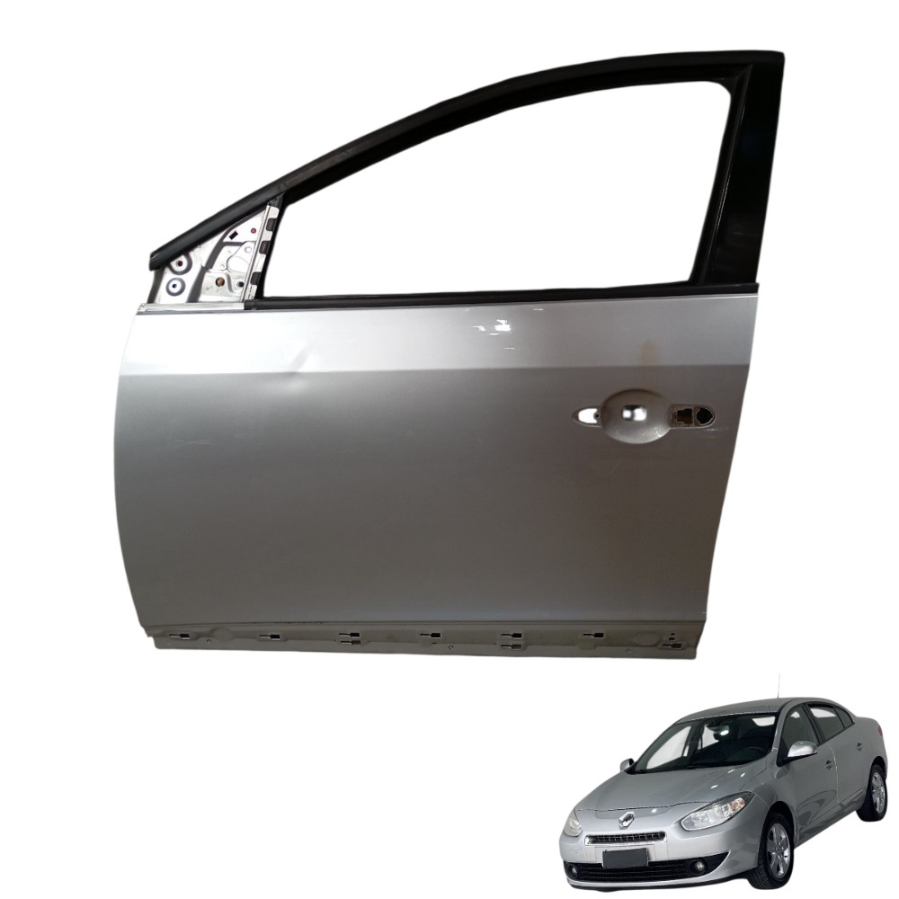 Porta Dianteira Esquerda Renault Fluence Dynamique 2.0 2013 Dianteira Esquerdo Cinza Esquerda