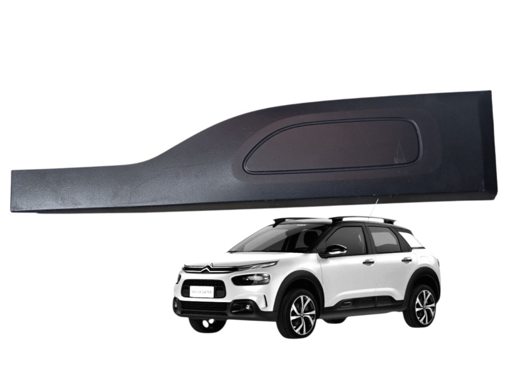 Moldura Friso Porta Traseira Direita Citroen Cactus 1.6 2021 Preto