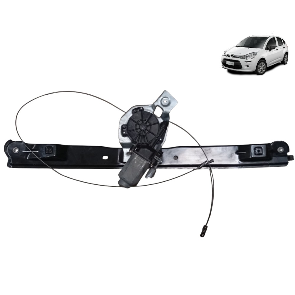 Máquina Vidro Dianteira Esquerda Citroën C3 1.6 16V 2016 17